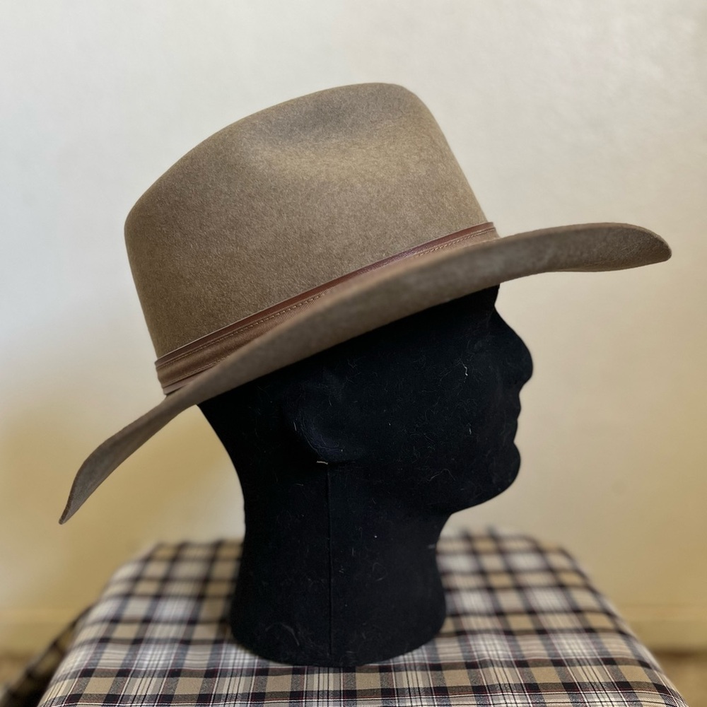 Vintage Beaver Brand Hat. Since 1860. Cowboy/girl hat, American made, fur blend. - Picture 3 of 16